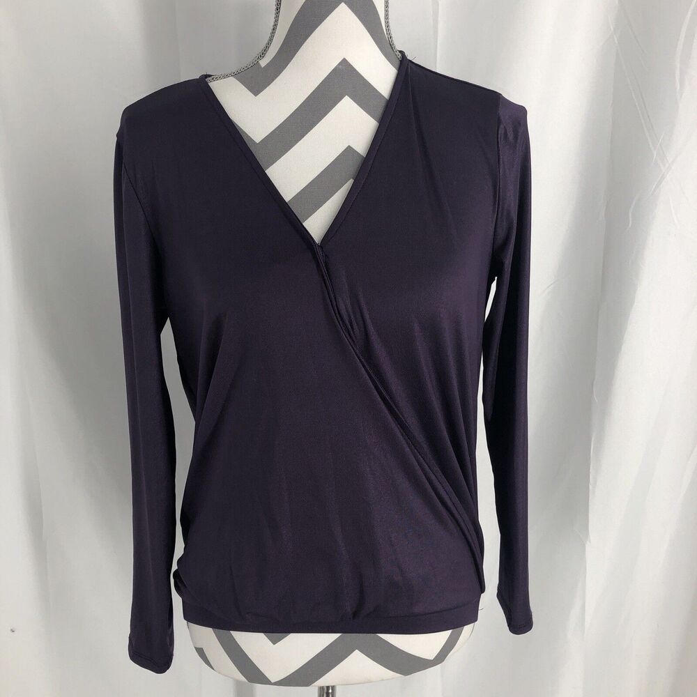International Concepts INC Top Petites Medium Plum